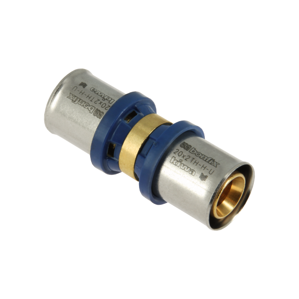 BONFIX Alu-pers rechte koppeling 20 1st.